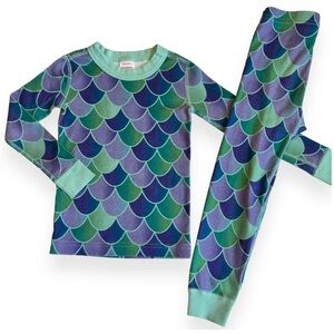 Hanna Andersson Mermaid Scale Long John Pajamas